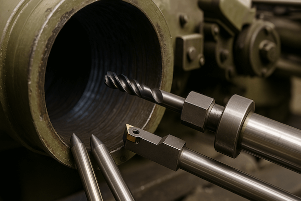 Carbide Cutting Tools for Gun Barrel Repair
