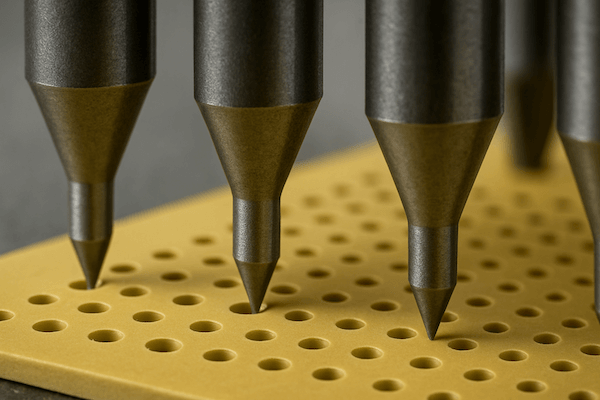 Ceramic Substrate Punching for Electronic Circuits