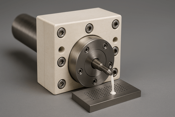 Extrusion of Glass Fiber or Ceramic Threads