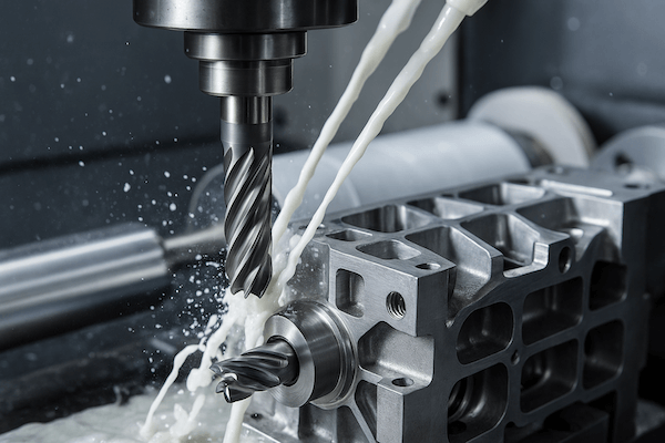 Solid Carbide End Mills for Titanium Alloys