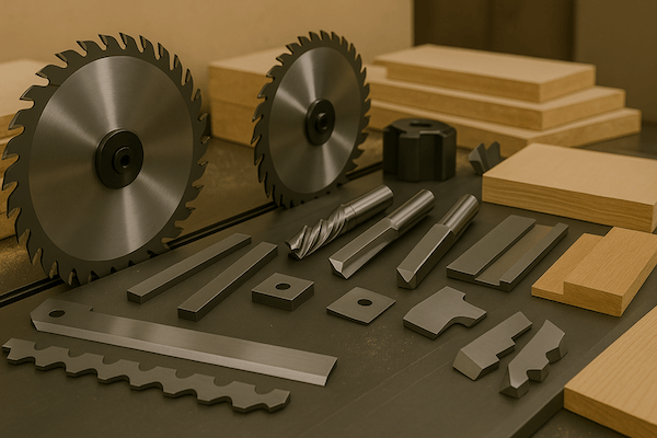 Tungsten carbide tools in the woodworking industry