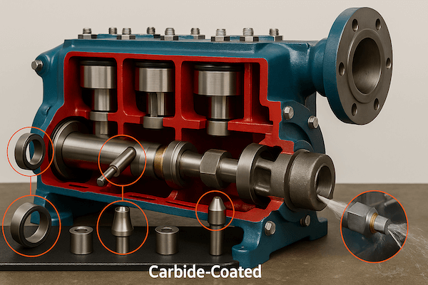 carbide-coated components
