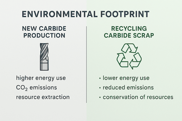 environmental footprint of new carbide production
