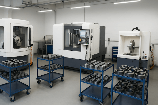 polishing stations