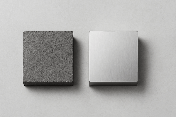 rough-sintered and polished tungsten carbide blanks