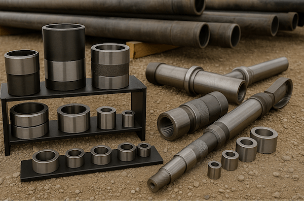 tungsten carbide multiple wear sleeves