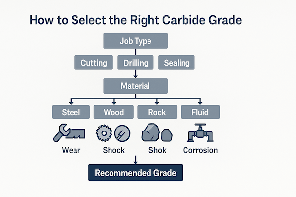 Select the right carbide grade